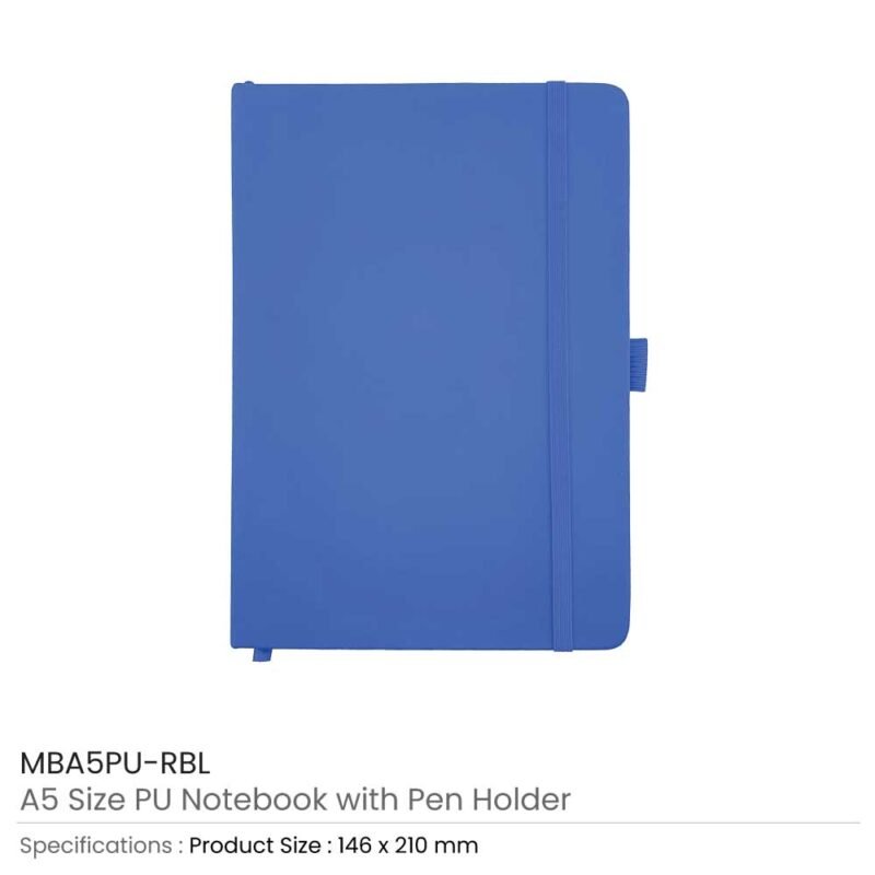 Alternative Text PU Notebook with Pen Holder