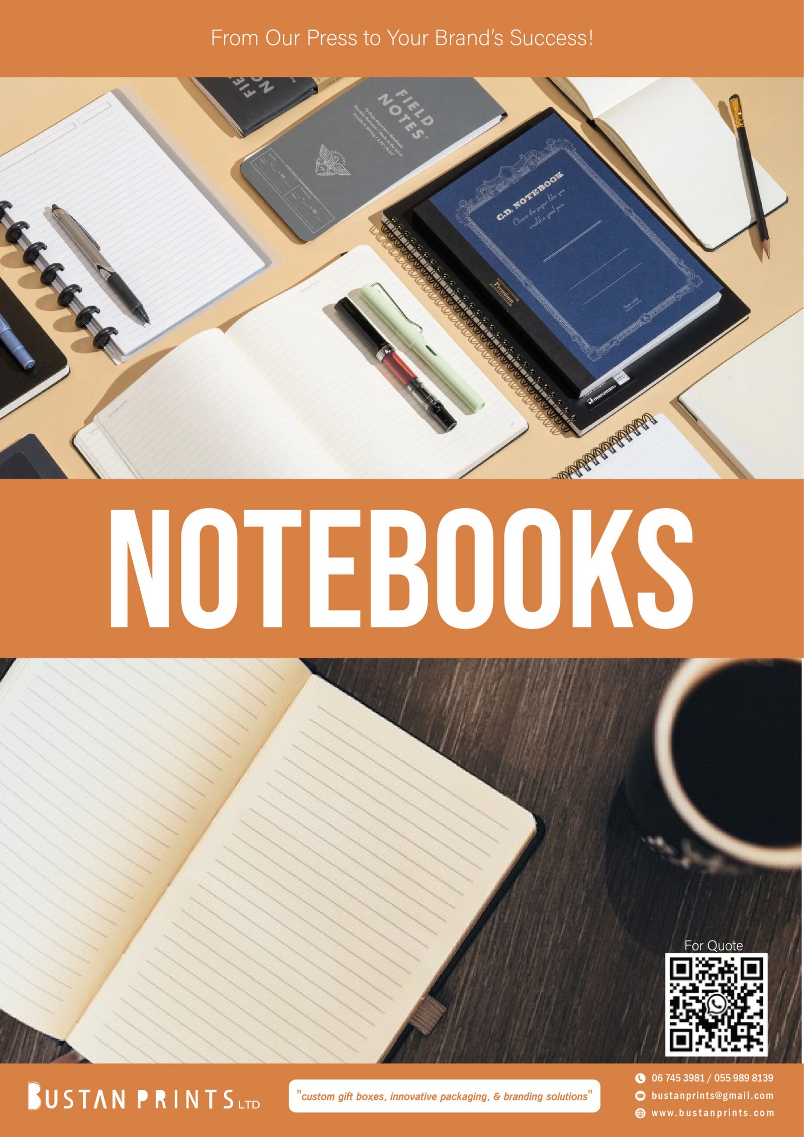 Notebooks Catalogue Bustan Prints